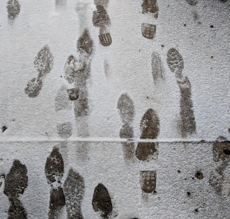 mustache, architecture, ice, print, text, sidewalk, day, 2K, wall, footprint, united states, nature, textured, stencil, no people, footprints, outdoors