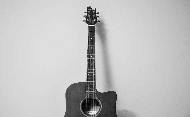 icon, Guitar, Wooden, Band, no people, 5K, Rock, musician, Concert, musical instrument string, blackandwhite, Acoustic, Music, classical, instrument, Melody