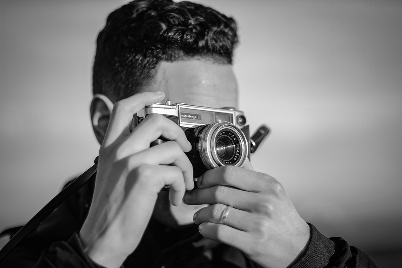 male, portrait, males, standing, one Man Only, one Person, tech, person, hobbies, photographer, camera, asilah, men, morocco, caucasian Ethnicity, black And White