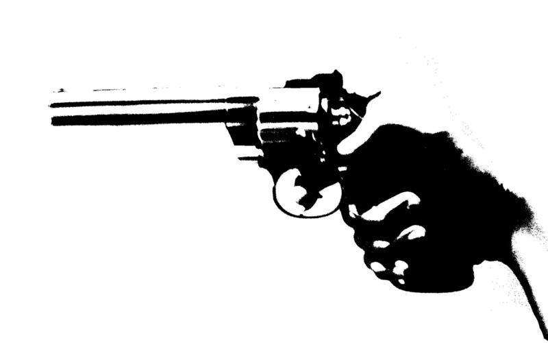 danger, studio shot, single Object, handgun, crime, sketch, person, one person, 1080P, criminal, side view, violence, murderer, aggression, rifle, police Force
