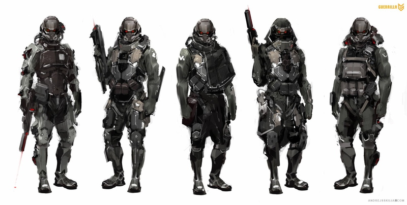 security, human representation, rifle, fi, protection, safety, military, Stealth, Fighting, shadow, side by side, sci, weapon, government, Killzone, action