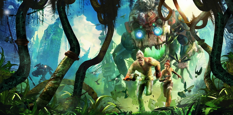 women, video games, growth, sea, untitled, marine, adult, Enslaved: Odyssey to the West, water, animal wildlife, nature, group of people, real people, outdoors