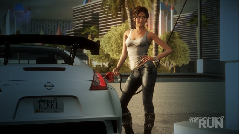 women, girls, run, video, games, cars, 720P, nissan, speed