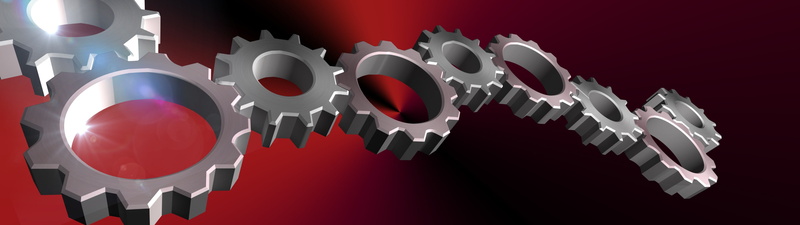 large group of objects, circle, red, winning, steel, three dimensional, 4K, alloy, silver - metal, technology, gears, arts culture and entertainment, geometric shape