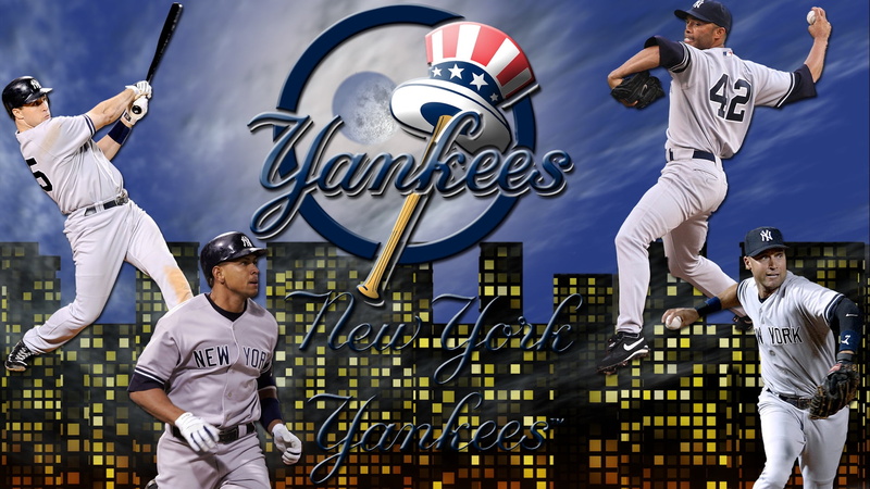 sports Team, three quarter length, sports Uniform, 2015, arms raised, day, sports equipment, winning, new york yankees, yankees, baseball - Sport, batting