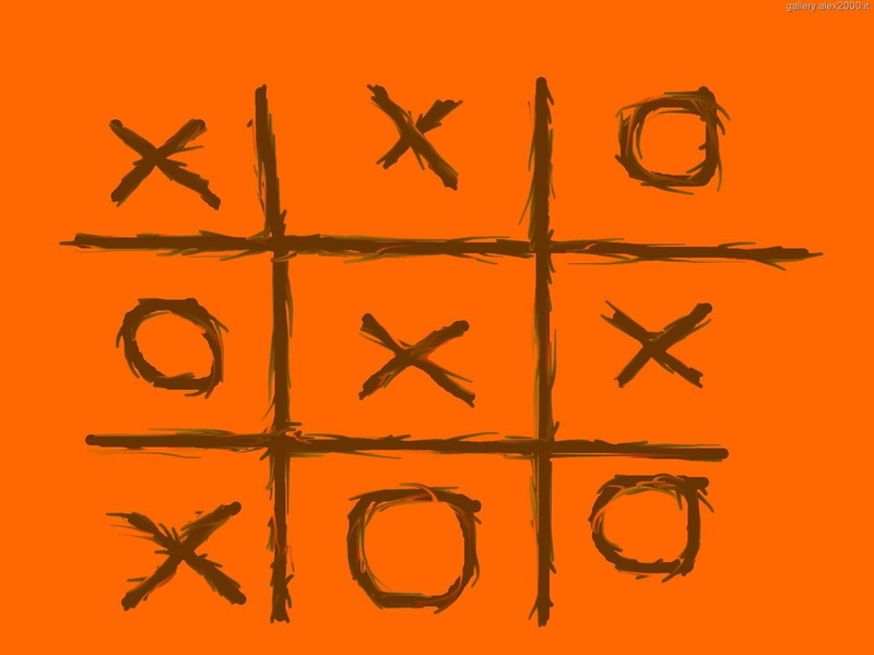 720P, TIC TAC toe, orange
