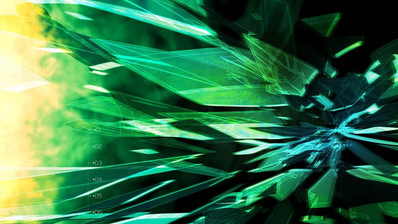 green, abstract, 1080P, techno