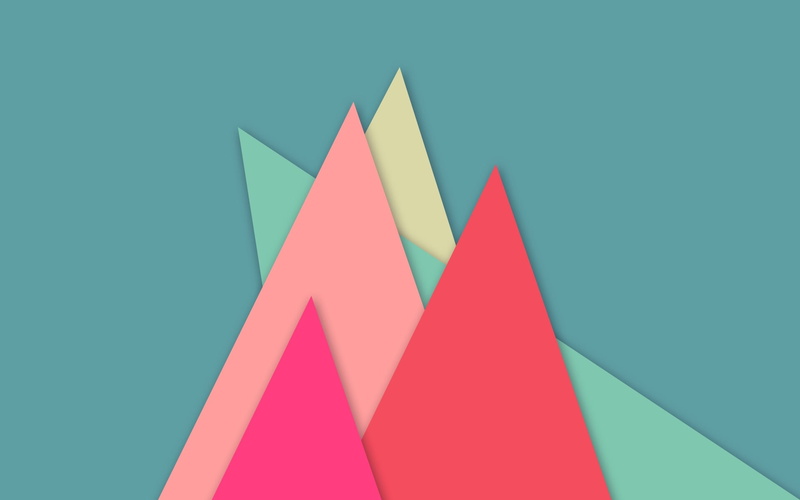 art and craft, studio shot, no people, growth, success, triangle shape, pink color, 1080P, techno, blue background, multi colored, pattern, abstract, blue
