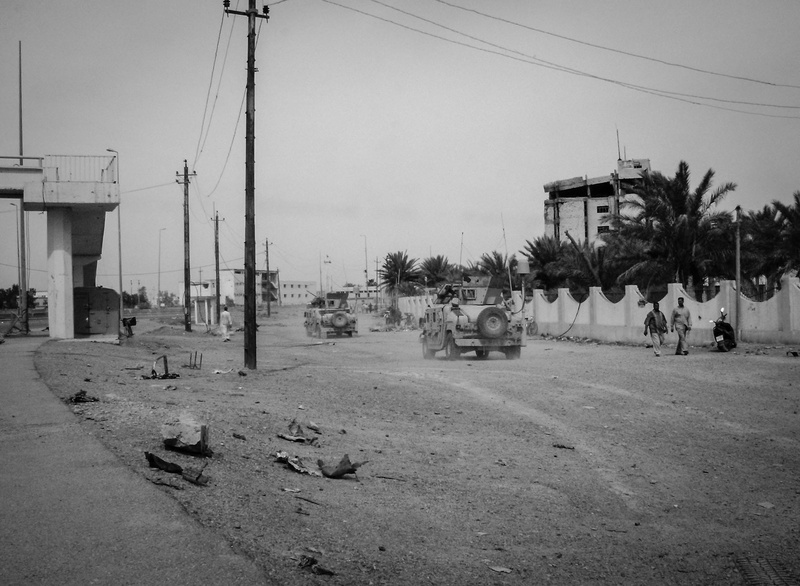 dom, ramadi, u, vehicle, transportation, iraq, outdoors, calamity, transportation system, electricity pylon, street, people, day, electricity, s, power line