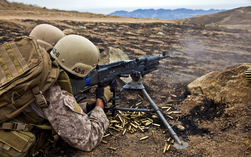 1080P, soldiers, weapons, United States Marine Corps