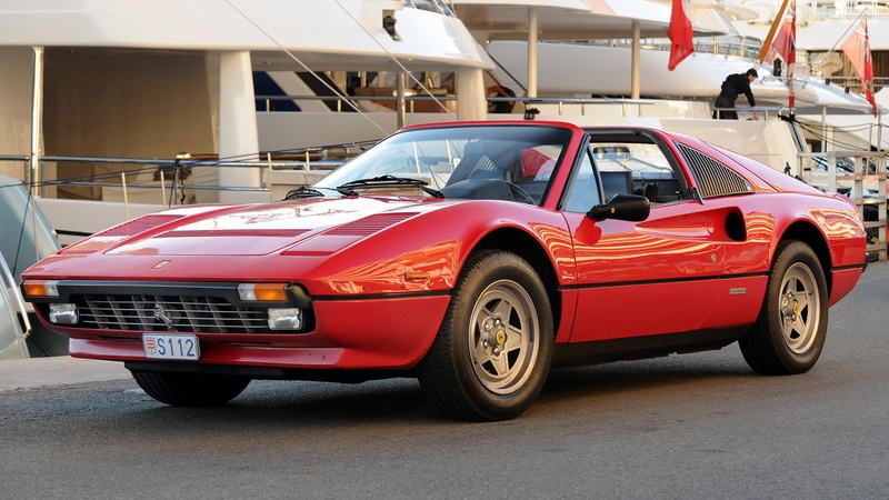 Ferrari 308 GTS Quattrovalvole, Red Car, Sport Car, Ferrari, Car, Grand Tourer, Old Car, Convertible, 1080P
