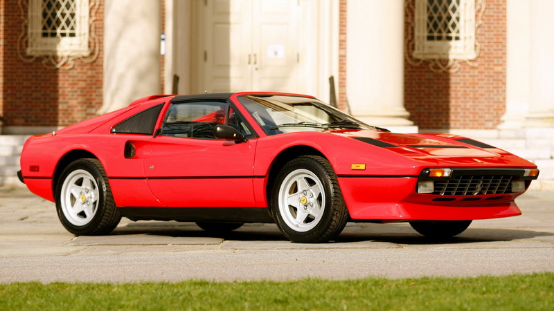 Ferrari, Old Car, Convertible, 1080P, Grand Tourer, Red Car, Ferrari 308 GTS Quattrovalvole, Car, Sport Car