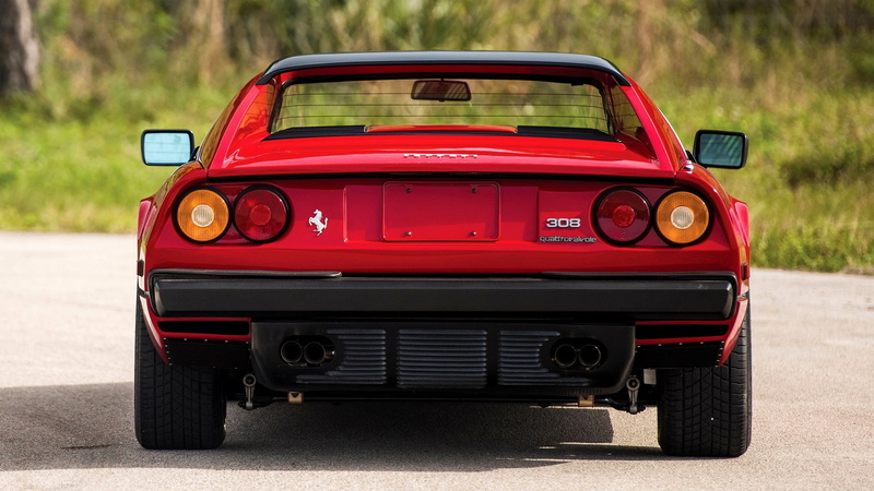 Ferrari 308 GTS Quattrovalvole, Sport Car, Convertible, Ferrari, 1080P, Grand Tourer, Car, Old Car, Red Car