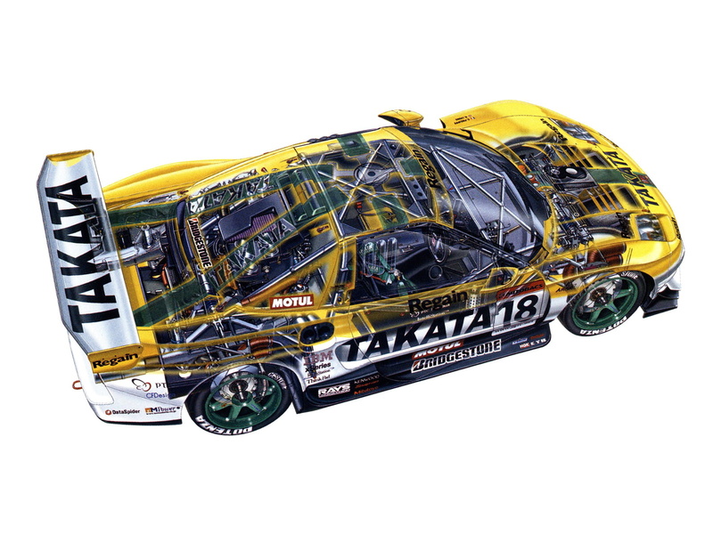 nsx, gt500, supercars, na2, supercar, interior, cutaway, 2002aei10, racing, engine, engines, race, honda, 720P