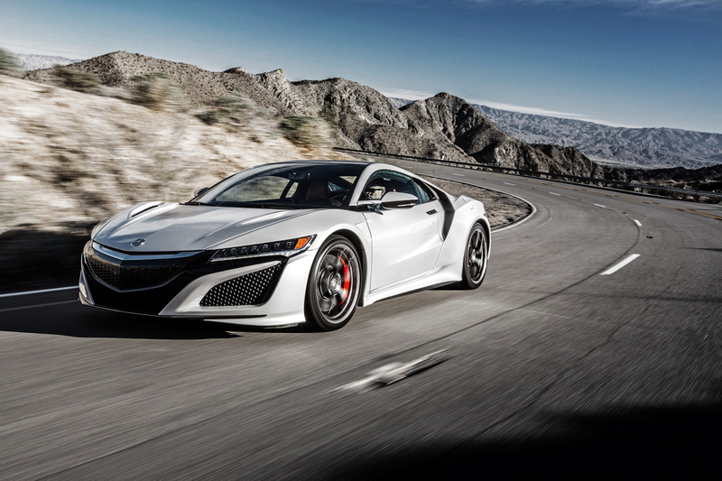 transportation, Acura NSX, 2016 Cars, sport, day, road, car, activity, sports car, mode of transportation, mountain, 4K, Acura, Honda, mountain range