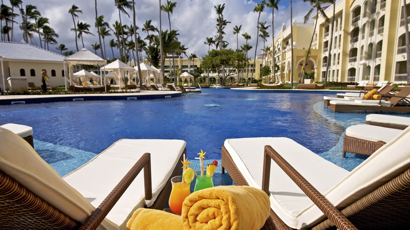 4K, travel, Best Hotels of 2017, sunbed, pool, Punta Kana, Iberostar Grand Hotel Bavaro, tourism, resort, vacation