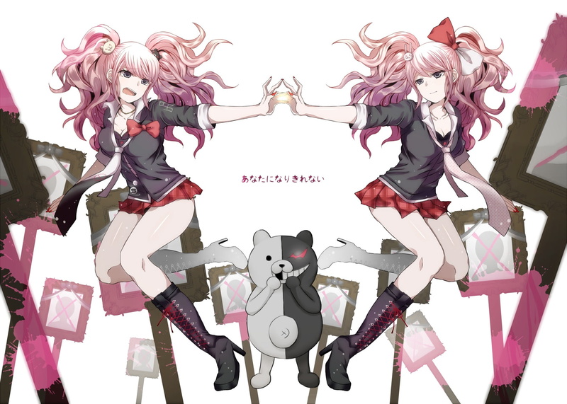 dangan ronpa, monokuma, hebiichigo, enoshima, 720P, mukuro, ikusaba, junko