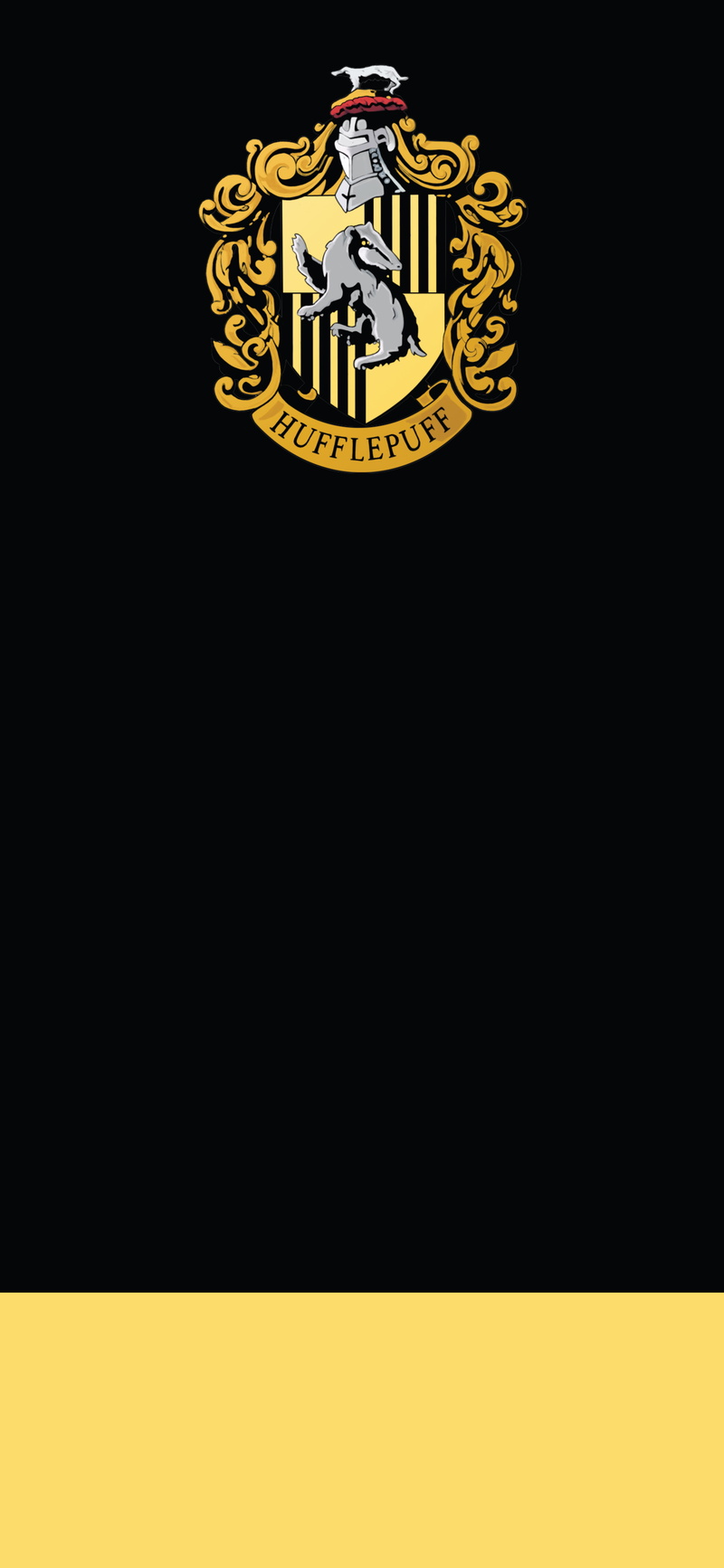 8K, black, Harry Potter, yellow, minimalism