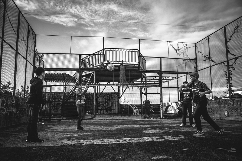 street, boys, playground, full length, building exterior, men, playing, vladivostok, kids, day, sport, people, softball, sports, built structure, baseball