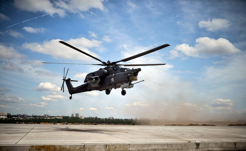 Mile, Night hunter, Helicopter, The spoiler, Aviation, Mi-28N, Mi-28, Attack helicopter, The Russian air force, Clouds, Ми28, Russia, The sky, Mi28n, Army