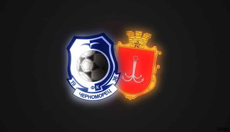 Odessa, Chernomorets, Blue, Black and blue, Club, Background, Coat of arms, Football, Anchor, 1080P, Logo, Sport, Black, Football Club