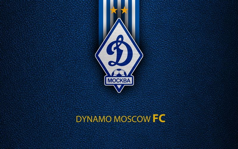 Russian Club, Football, 4K, Soccer, FC Dynamo Moscow, Emblem, Logo