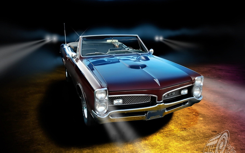 Pontiac GTO, vintage, car, 1080P