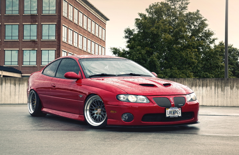 Pontiac, stance, pontiac gto, 4K, tuning, red