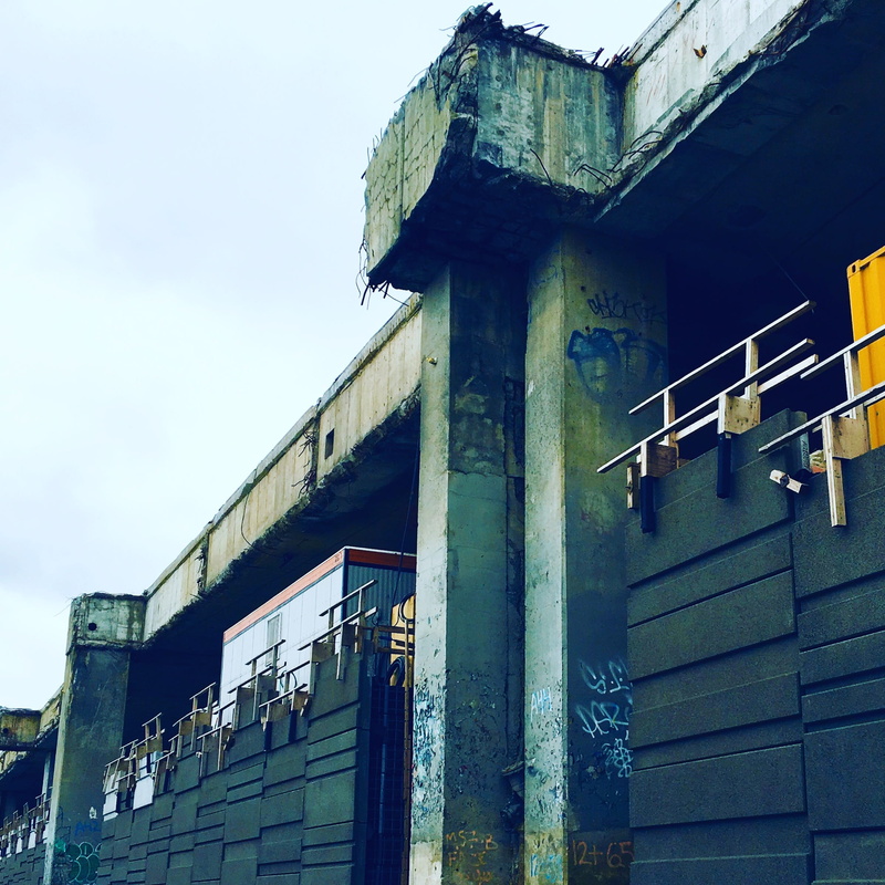 construction, wall, staircase, brick, canada, wall - building feature, built structure, no people, apparel, path, low angle view, weathered, architecture