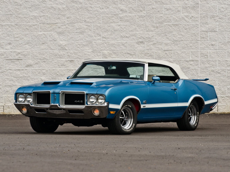 oldsmobile, classic, 442, w-30, convertible, 1971, muscle, 1080P, 4467