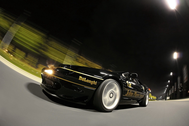 technology, Lotus, silver colored, illuminated, mode of transportation, lighting equipment, close-up, land vehicle, indoors, Lotus Esprit, car, transportation