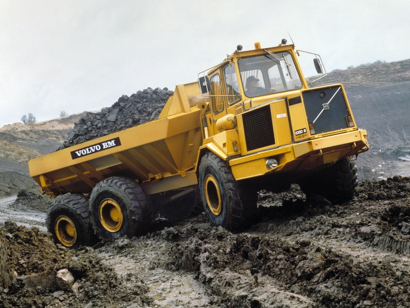 6x6, 1080P, 1983, dumptruck, 5350b, truck, b m, volvo