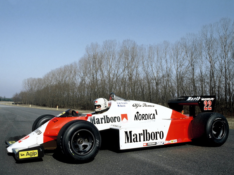 183t, 1080P, 1983, romeo, racing, race, alfa, f 1, formula