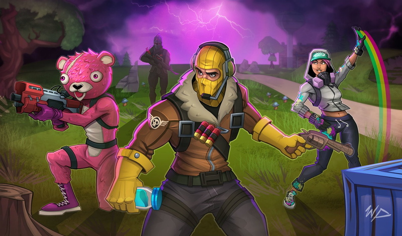 Fortnite, Video Game, 1080P