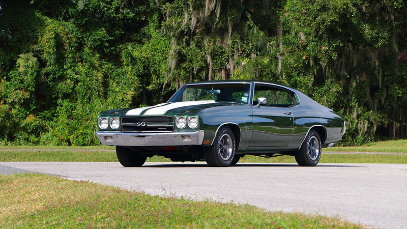 (ss), chevelle, green, cars, chevrolet, 1970, 720P