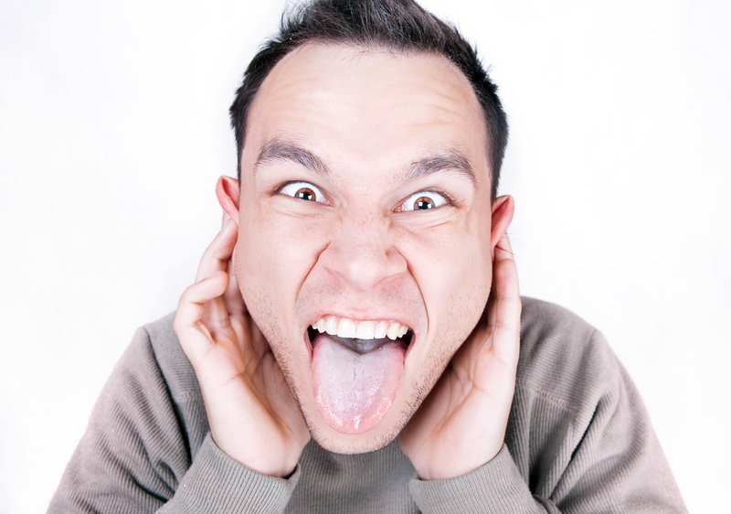 man, european, attractive, white background, crazy, human body part, men, emotion, frontview, caucasian, looking at camera, healthy, kind, casual clothing