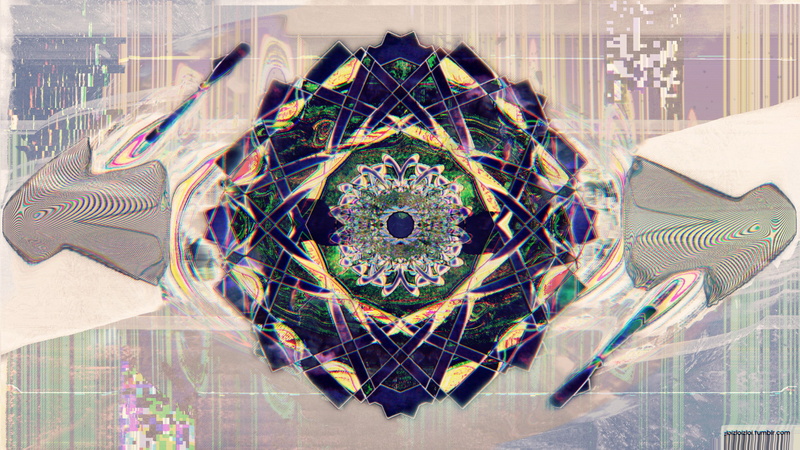 abstract, 1080P, dark, glitch art, LSD