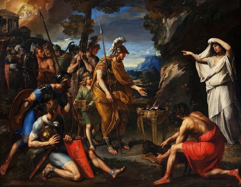 4K, Greek mythology, Francois Perrier, painting, mythology, classic art