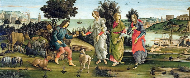 building exterior, male likeness, architecture, nature, art and craft, Greek Mythology, group of people, human representation, painting, women, men, real people