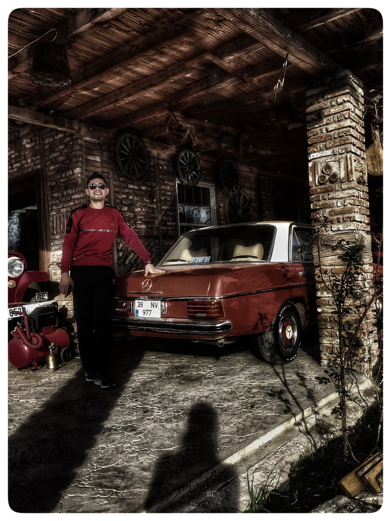 classic art, car bomb, car, nature, 2K, 1990 Mercedes-Benz 560SEC, classic car