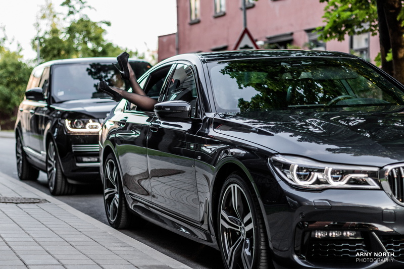women, car, Women With Cars, High Heels, bmw, Range Rover, Arny North, Black Cars, 2K, model