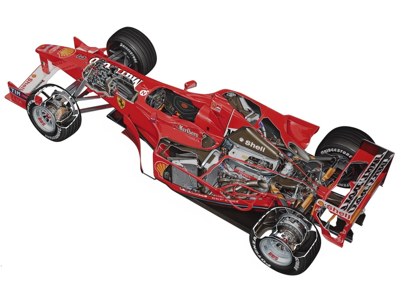 ferrari, engine, racing, 2000, 1080P, 651, formula, race, interior, cutaway