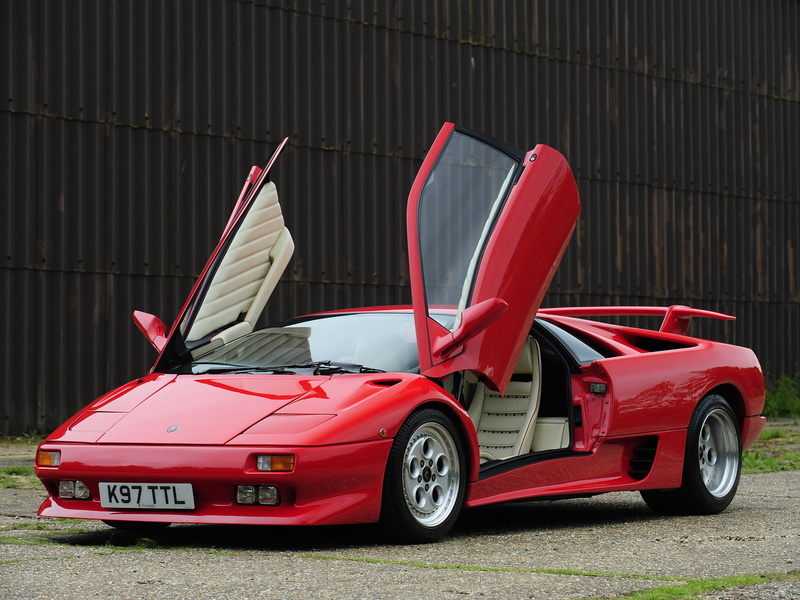 supercar, uk spec, supercars, lamborghini, 1990, diablo, 1080P