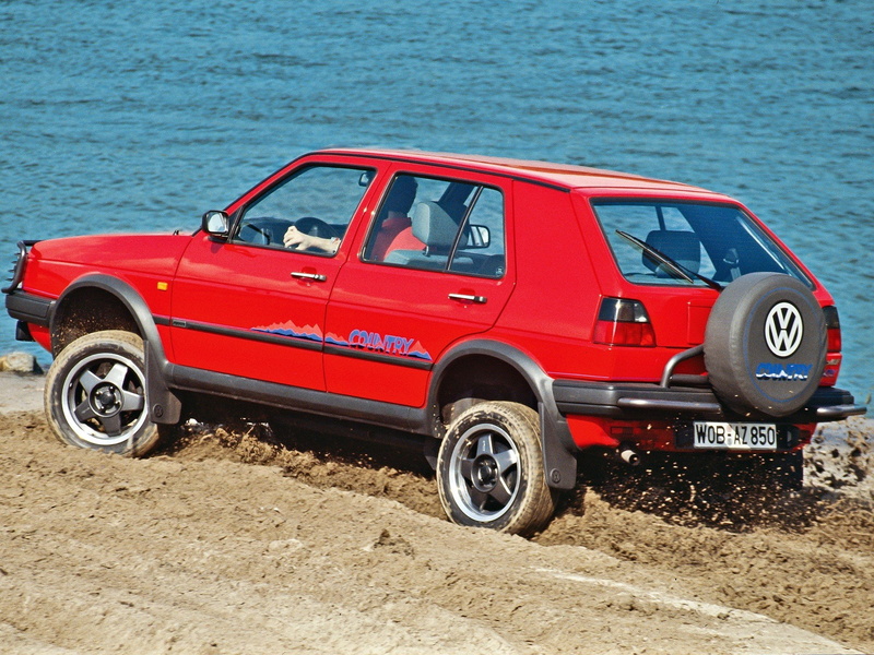 awd, typ 1g, country, volkswagen, 1990, 1080P, golf