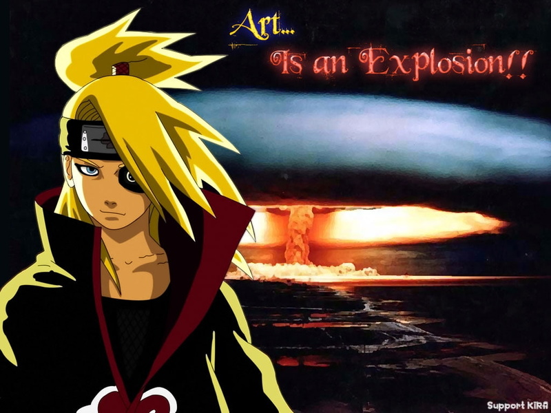 480P, Naruto, deidara, 98, hd, art, anime