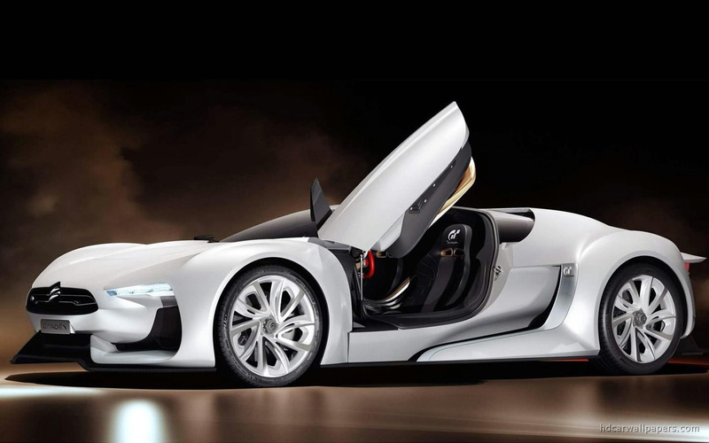 concept, sports, supercar, 720P, cars, white, citroen, car