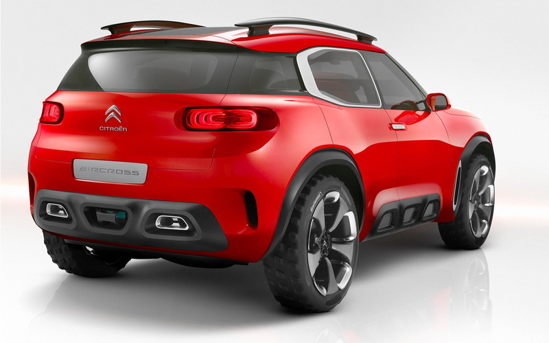 Citroen Concept, 1080P, aircross, citroen, concept, rear