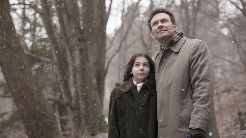 Christian Slater, 5K, snow, actor, Maja Arsovic, girl