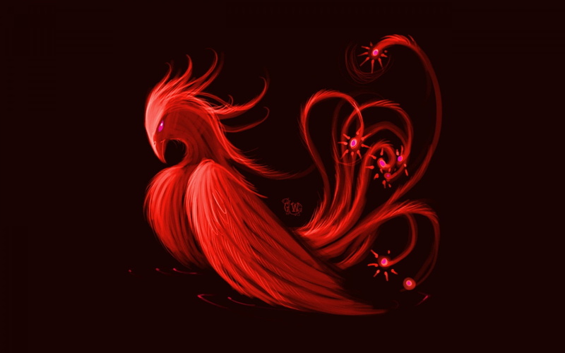 swirl, close-up, dark, fenix, black background, cut out, burning, red, art and craft, studio shot, nature, indoors, pattern, artwork, luminosity, heat - temperature