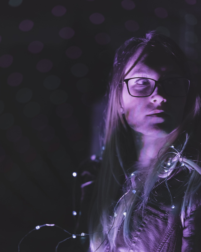 photo, neon, one person, accessories, human, accessory, london, leisure activities, black, art, night, framed, canada, illuminated, holding, real people